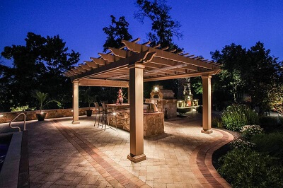 Pre Designed Fiberglass Pergola Square #2